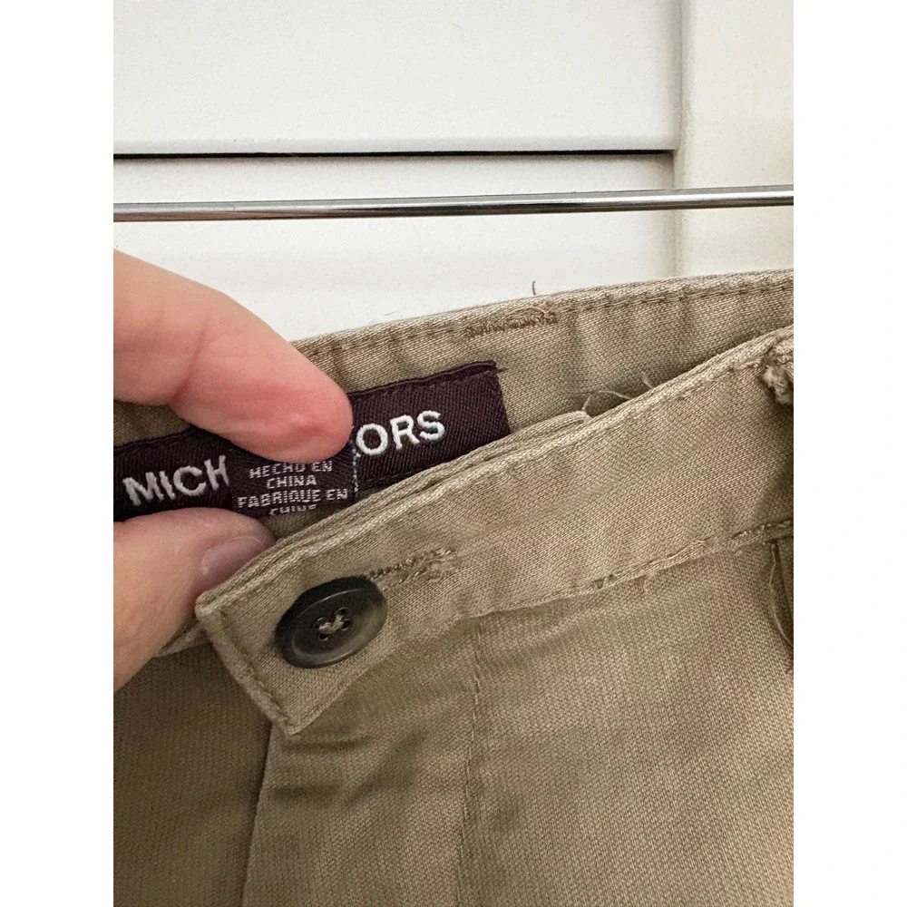 Michael Kors Khaki Pants Straight‎ Leg Chinos Casual Trousers Size 36